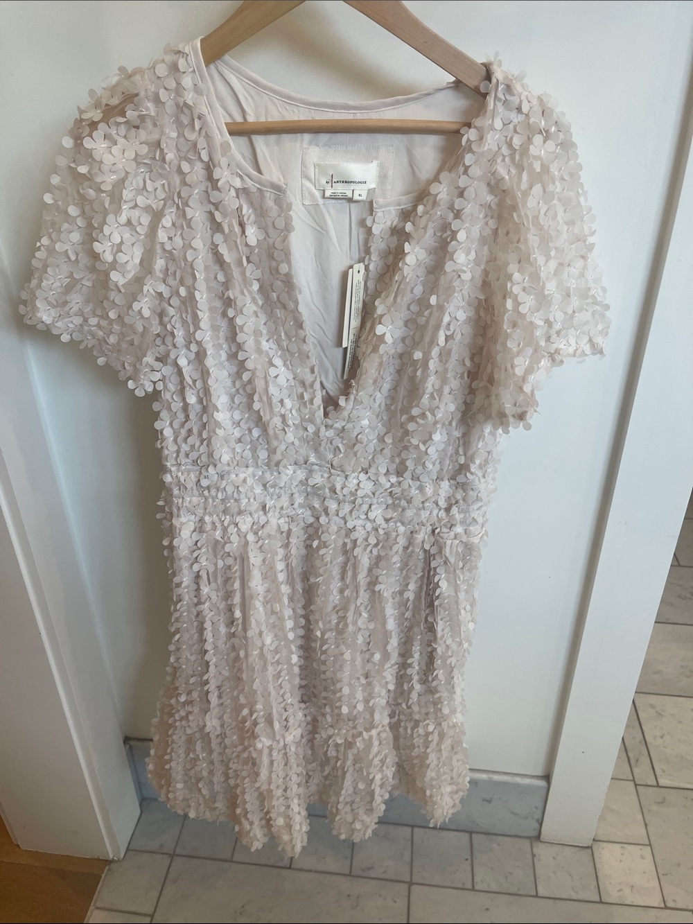 Anthropologie Party Holiday Petal Dress size XL